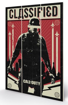 Call Of Duty Black Ops Cold War Classified - Wooden Panel Wall Art