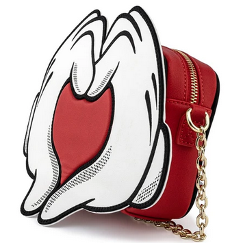 Disney Bag, Crossbody, Mickey Mouse Holiday Christmas Letter to Santa, Red,  Vegan Leather: Handbags: Amazon.com