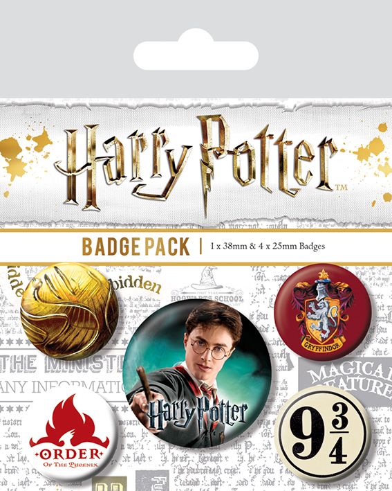 Harry Potter Gryffindor Badge Pack 