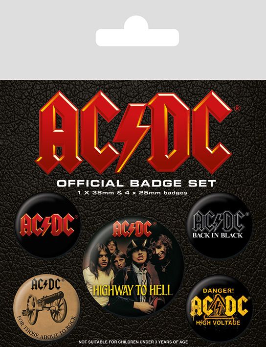 AC/DC Band Badge Pack