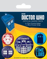 Dr Who Exterminate Badge Pack