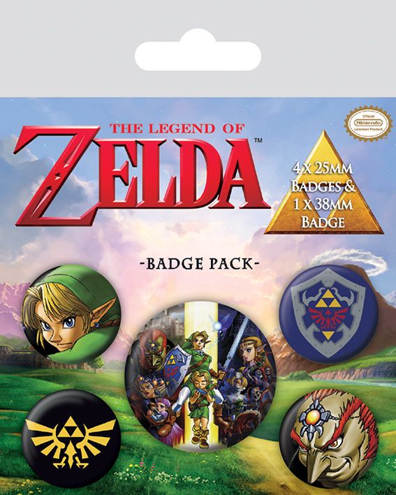 The Legend Of Zelda Badge Pack 