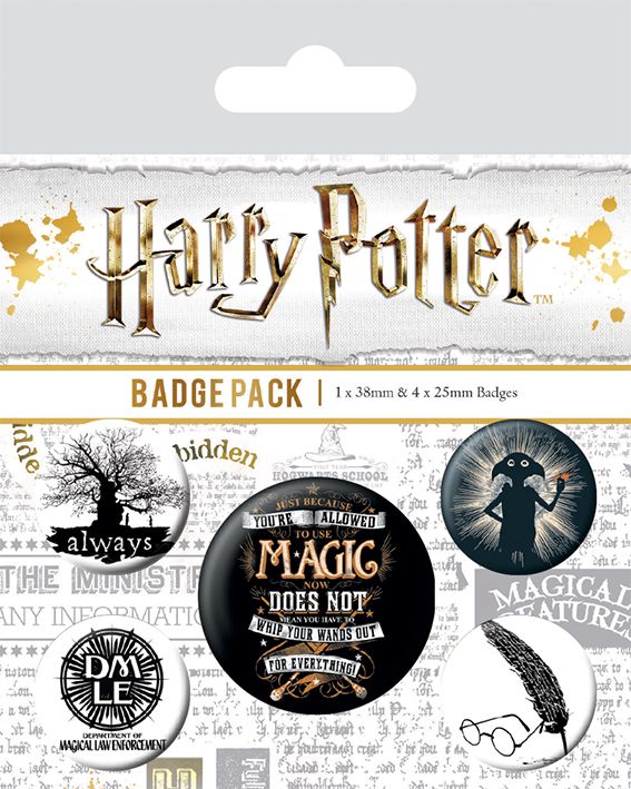 Harry Potter Symbols Badge Pack 