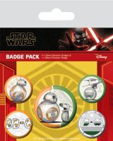 Star Wars Rise Of Skywalker Droid BB8 Badge Pack 