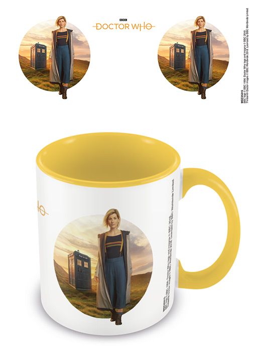 Dr Who 13th Doctor - Yellow Interior - Coffee Mug