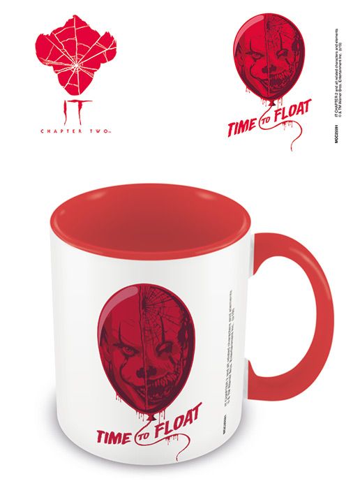 IT Clown - Time to Float - Red Interior - Coffee Mug 