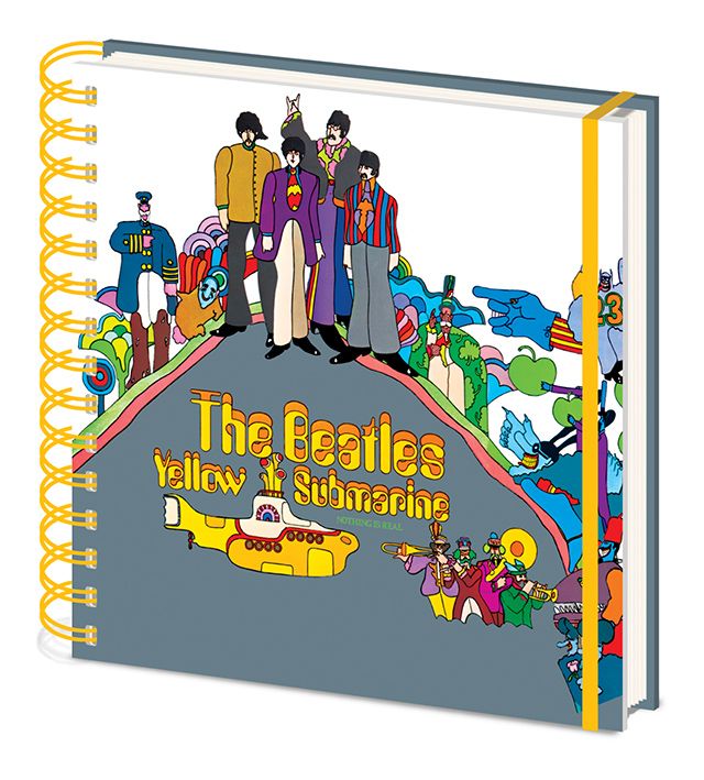 The Beatles - Yellow Submarine - Square Small Notebook