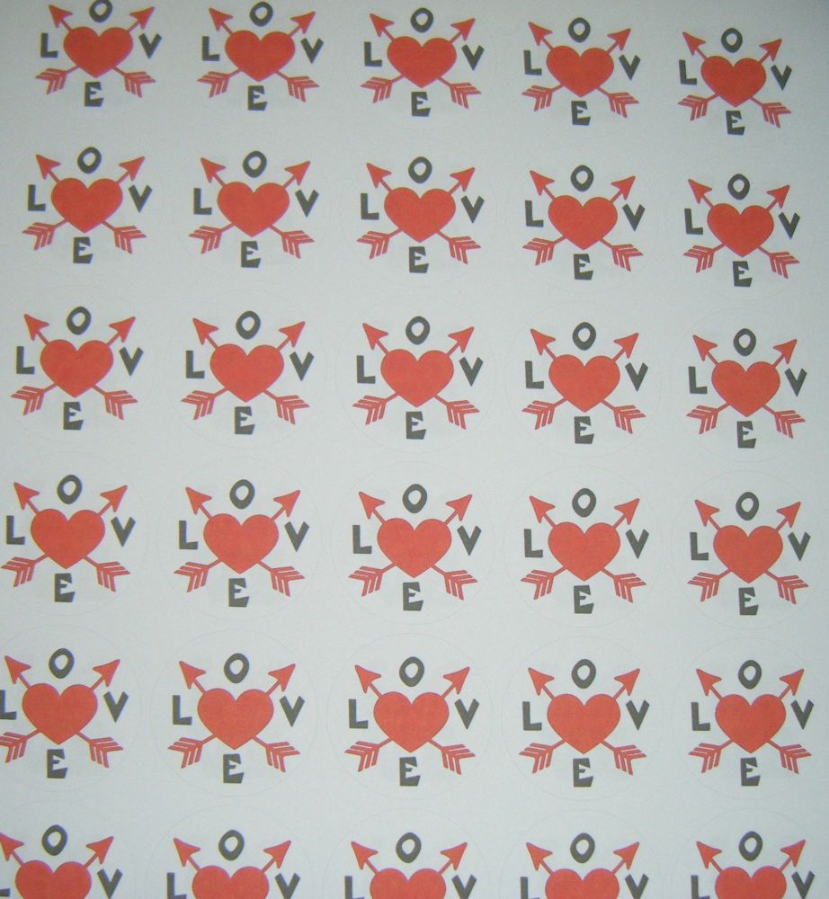 Love With Arrows Stickers