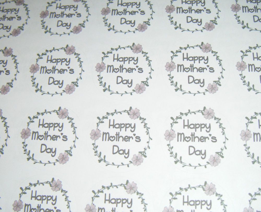 Happy Mother's Day Design 3 Stickers 
