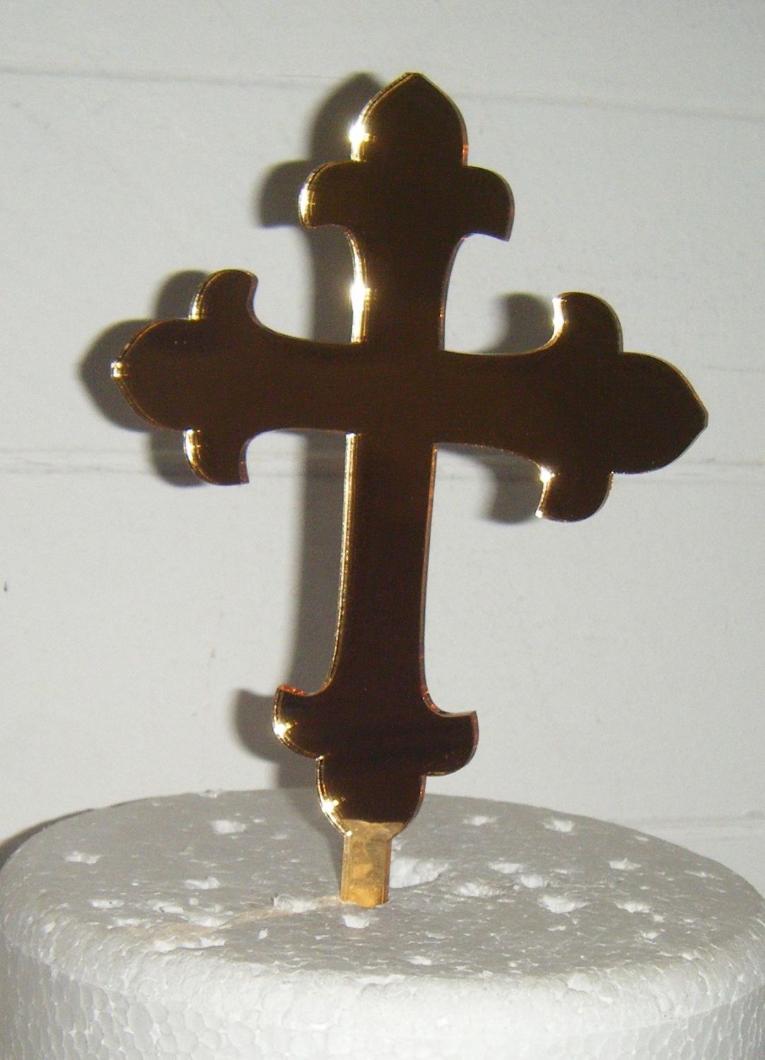 Baptism Christening Cross Cake Topper