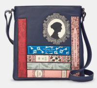 Jane Austen Bookworm Leather Cross Body Bag