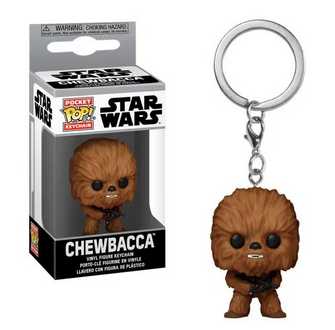Star Wars - Chewbacca - Mini Funko Pocket Pop Keyring Keychain