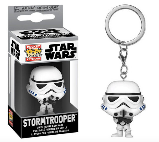 Star Wars - Stormtrooper - Mini Funko Pocket Pop Keyring Keychain
