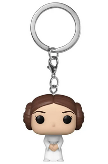 Star Wars - Princess Leia - Mini Funko Pocket Pop Keyring Keychain