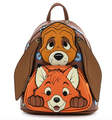 Fox And Hound Cosplay  Loungefly Mini Backpack Bag 