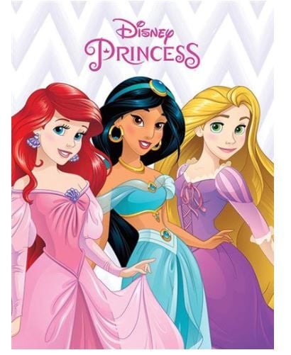Disney Princess  Ariel, Jasmine, Rapunzel - Canvas Wall Art