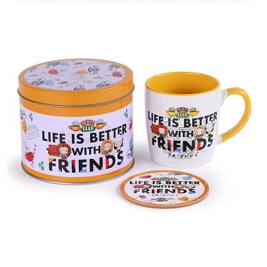 Friends - Coffee Mug, Coaster And Tin