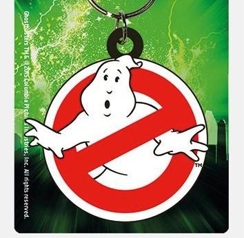 Ghostbusters Logo - Quality Rubber Keyring