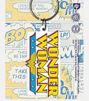 Wonder Woman Logo  - Quality Rubber Keyring