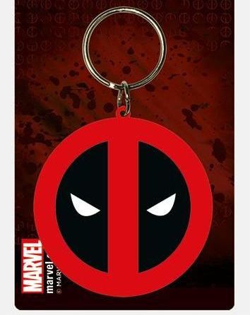 Deadpool Logo Marvel  - Quality Rubber Keyring