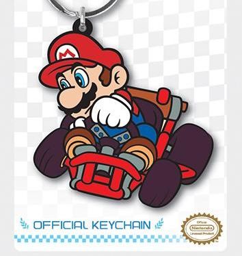 Nintendo Mario Kart    - Quality Rubber Keyring