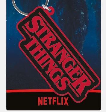 Stranger Things Logo  - Quality Rubber Keyring