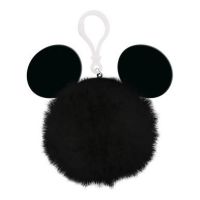 Disney Mickey Mouse Ears  - Quality Pom Pom Keyring