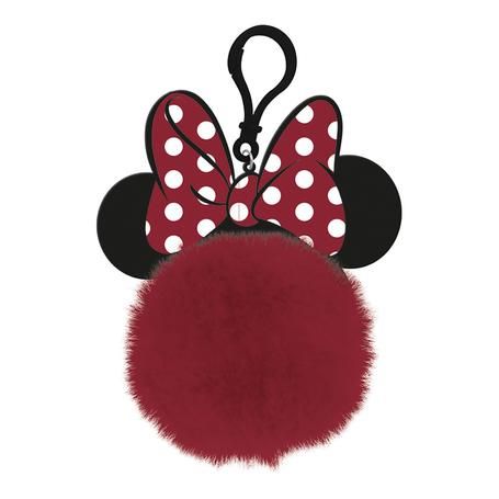 Disney Minnie Mouse Ears  - Quality Pom Pom Keyring