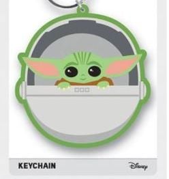 Star Wars Mandalorian Yoda  - Quality Rubber Keyring