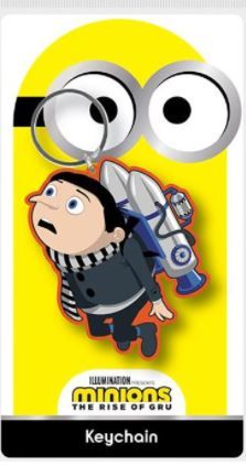 Minions Rise of Gru  - Quality Rubber Keyring