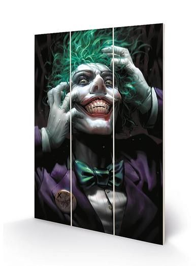 DC Batman Joker  - Wooden Panel Wall Art