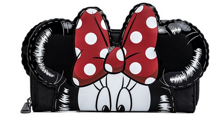 Disney Mickey Minnie Mouse Reversible Loungefly Purse Wallet