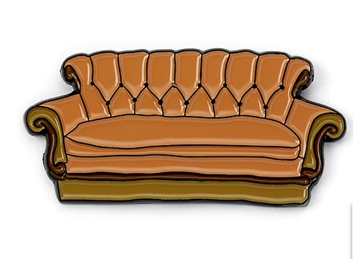 Friends - Couch Enamel Pin Badge 