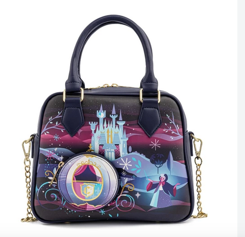 Loungefly Cinderella Castle Cross Body Bag | Official UK Loungefly Stockist