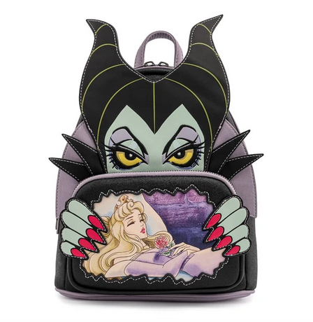 Maleficent Sleeping Beauty Villians Cosplay Loungefly Disney Mini Backpack 
