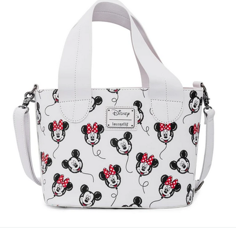 Minnie Mickey Mouse Balloons Disney Loungefly Crossbody Bag 