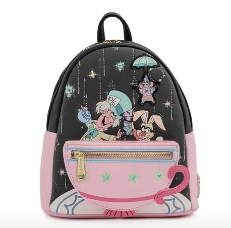Alice In Wonderland Unmerry Birthday Loungefly Disney Mini Backpack Bag