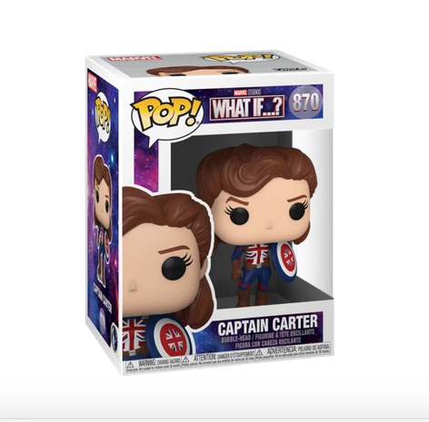 Marvel - What If....? Captain Carter - Funko Pop 870