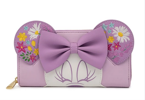 Minnie Holding Flowers  - Loungefly Purse Wallet