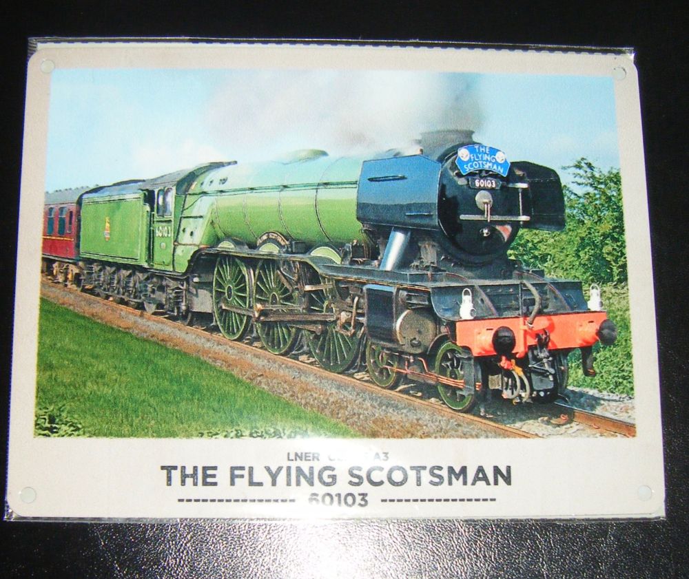 The Flying Scotsman Train Vintage Style Metal Wall Sign