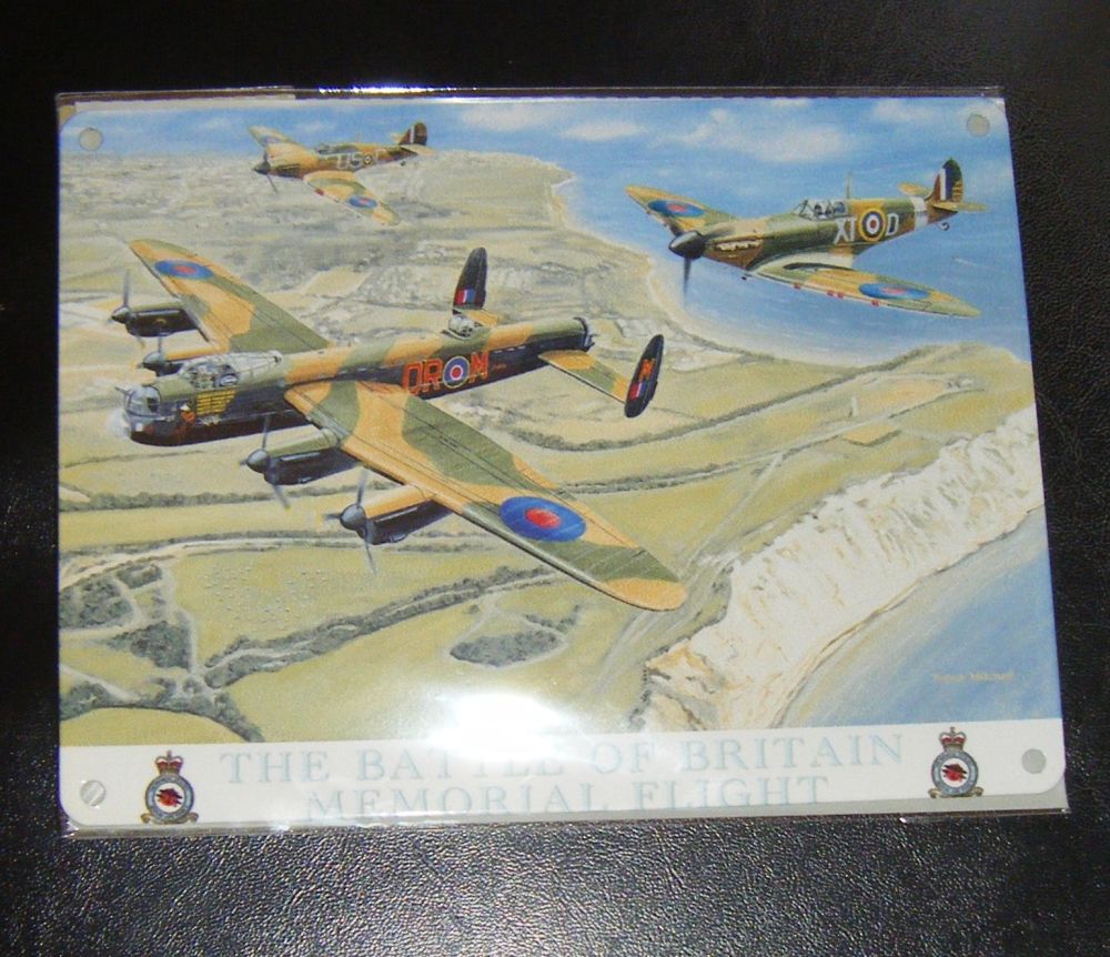 Battle Of Britain Metal Wall Sign