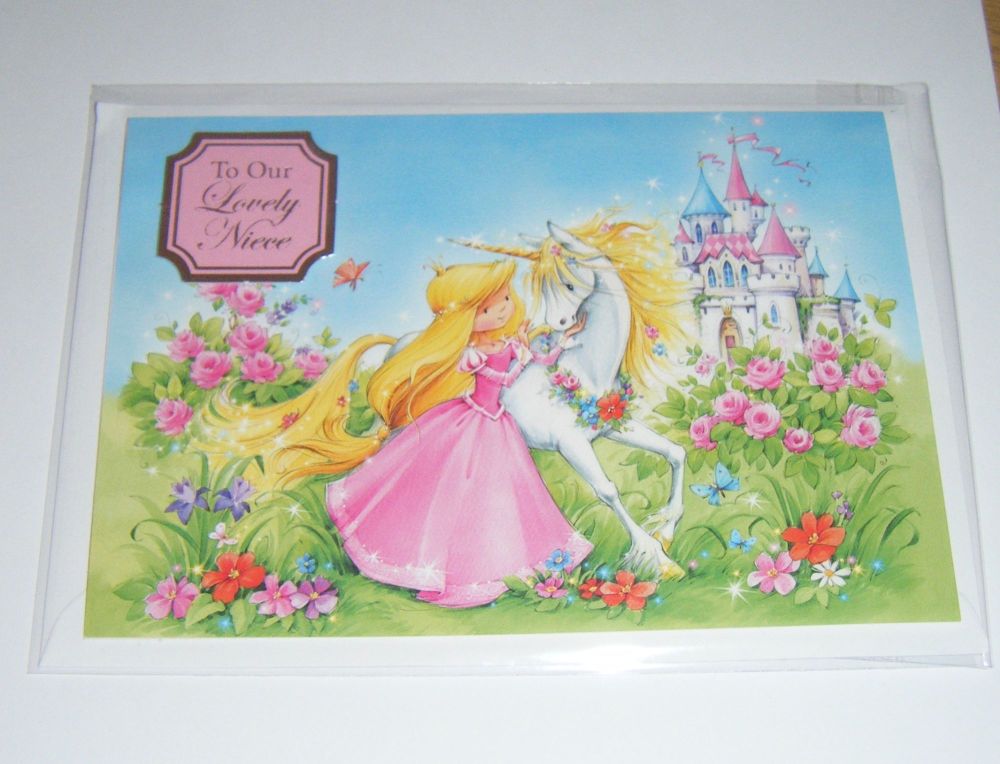 Niece Fairytale - Greeting Card Blank Inside