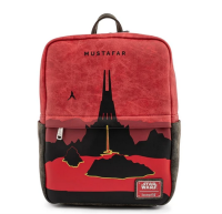 Star Wars - Lands Mustafar Square Loungefly Mini Backpack Bag 