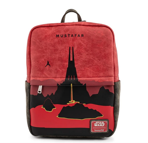  Star Wars - Lands Mustafar Square Loungefly Mini Backpack Bag 