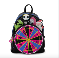 Oogie Boogie Wheel NBC Disney Loungefly Mini Backpack Bag