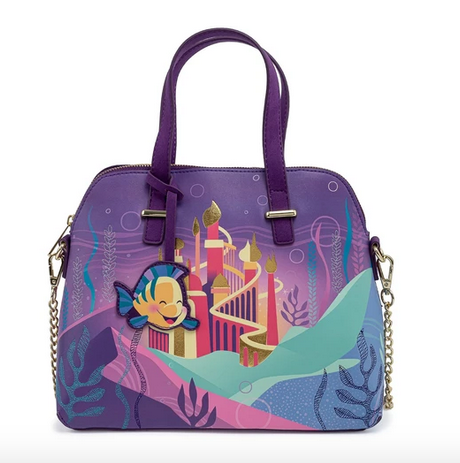 Ariel Castle Little Mermaid Disney Loungefly Crossbody Bag