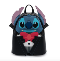 Stitch Vampire Bowtie Loungefly Disney Mini Backpack Bag