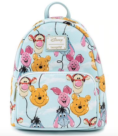 Winnie the Pooh and Balloon Friends Loungefly Disney Mini Backpack Bag