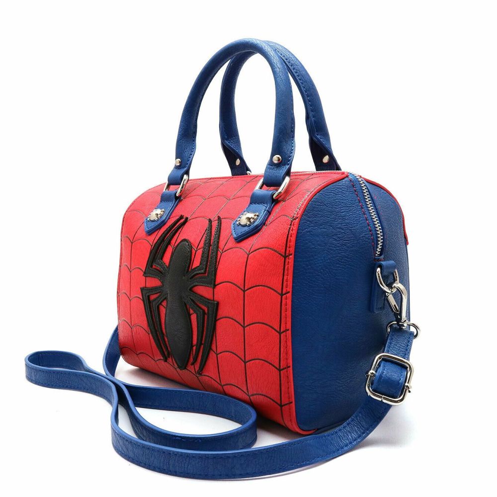 Spiderman Barrel Loungefly Crossbody Bag 