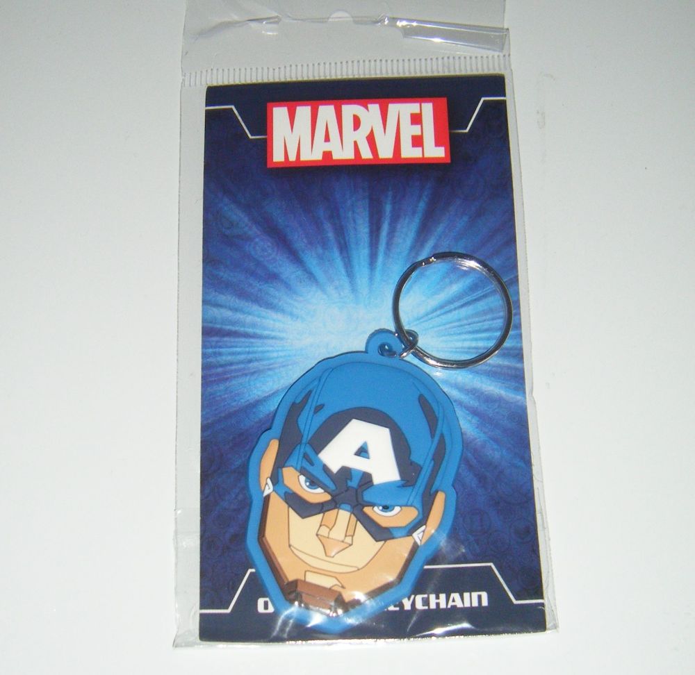 Marvel Captain America  - Quality Rubber Keyring
